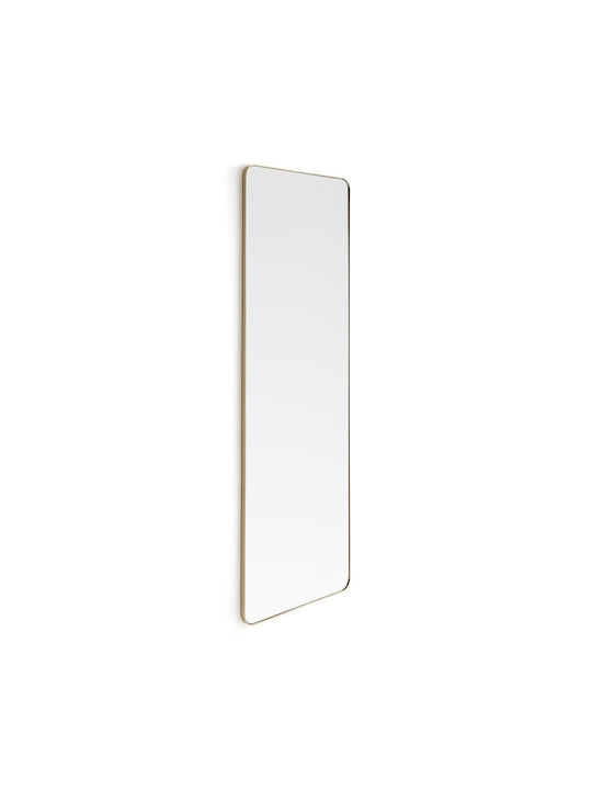 La Redoute Interieurs Oglindă de Perete De Corp Întreg cu Galben Ramă din Metalic 158.5x58.5cm 1buc