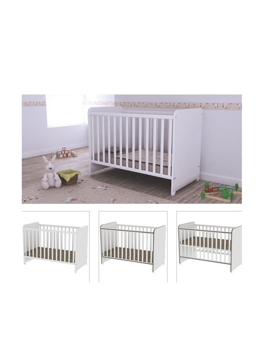 Lorelli Pătuț Bebeluși Sweet Dream Alb pentru Saltea 60x120cm