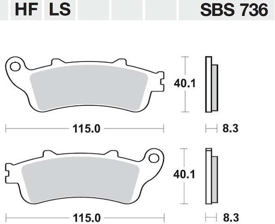 SBS Motorcycle Brake Pads