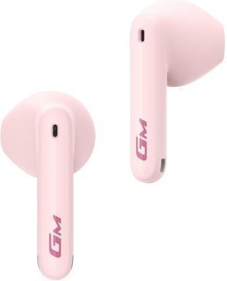 Edifier GM3 Plus Earbud Bluetooth Handsfree Ακουστικά με Θήκη Φόρτισης Ροζ