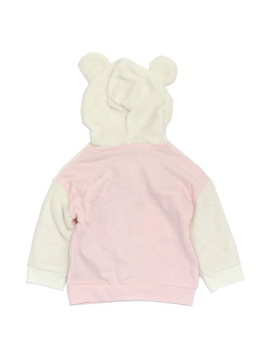 Disney Girls Cardigan with Zipper Pink