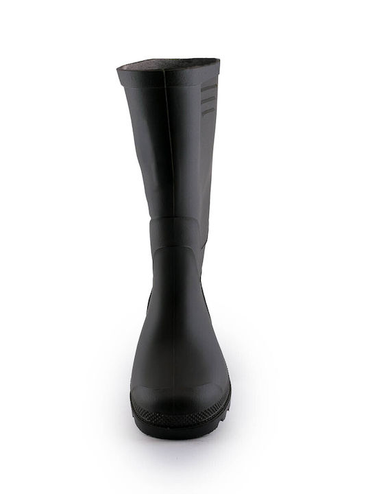 Love4shoes Work Wellies Knee Khaki