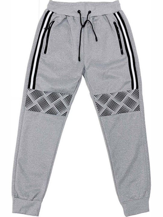 Trainingsanzug Glänzend mit Gummizug Gray