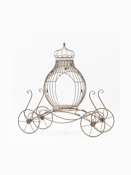 Eurolamp Weihnachtliche Metallisch Figur Auto Braun Höhe 148cm