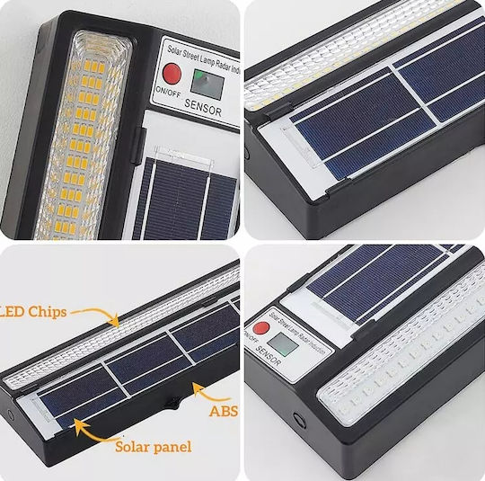 Factory Wall Mounted Solar Light 20W 110lm with Cold White Light 6000K IP65 98.5cmx11.5cmx5cmcm