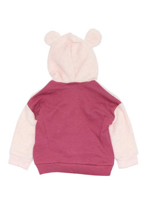 Disney Kinder-Strickjacke mit Kapuze Rosa