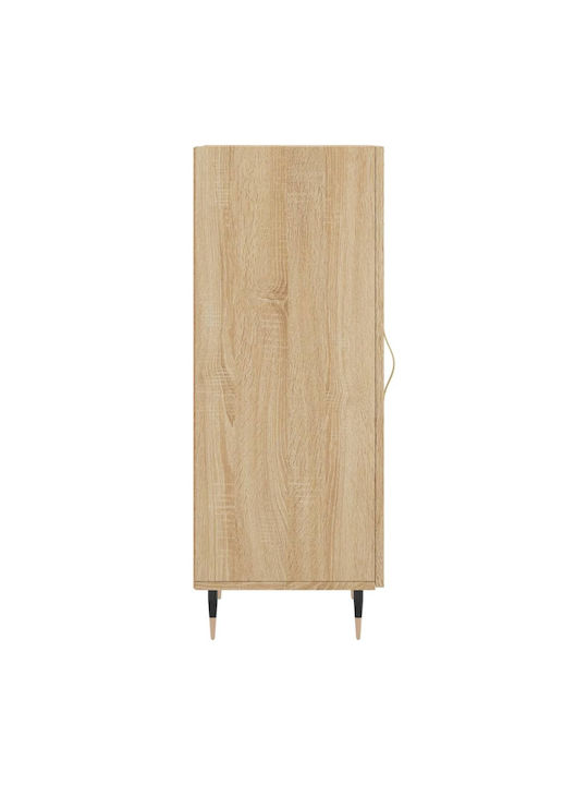 Office Storage Chipboard Cabinet Coffee L34.5xW34xH90cm