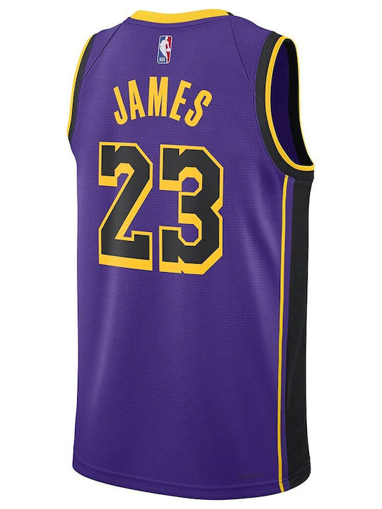 Jordan Los Angeles Lakers LeΒron James Statement Edition Jersey Aussehen Basketball