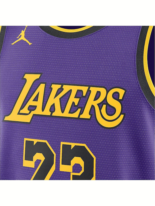 Los Angeles Lakers LeΒron James Statement Edition Jersey Style Basketball