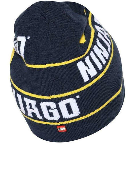 Παιδικό Σκουφάκι Πλεκτό Navy Μπλε