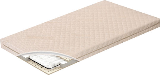 Greco Strom Anatomical Mattress Crib Minos with Latex 65cmx140cmx12cm