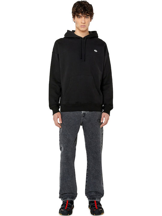 Sweatshirt with Hood Black