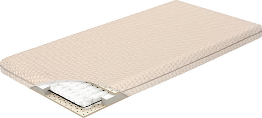 Greco Strom Anatomical Mattress Crib Minos with Latex 75cmx140cmx12cm