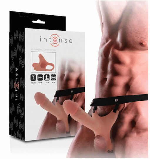 Intense Gurtzeug mit Dildo 16cm in Hautfarbe