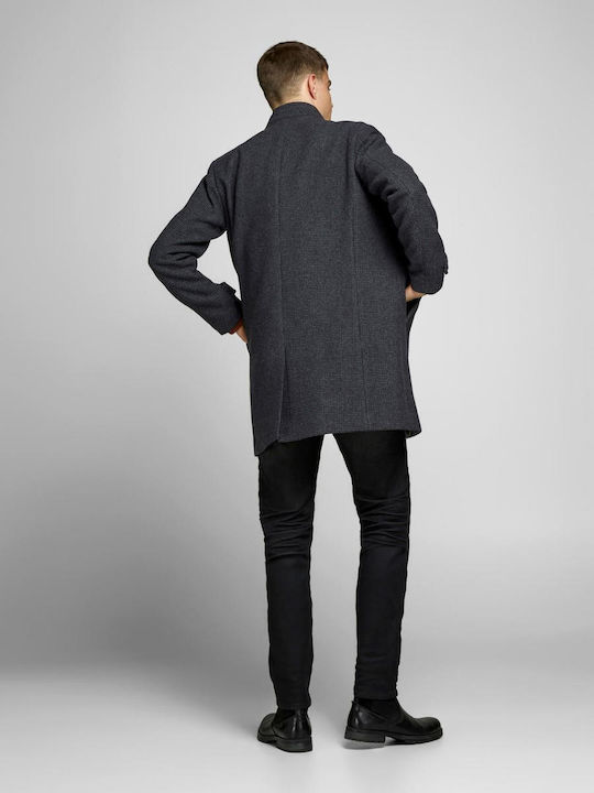 Men's Coat Dark Grey Melange