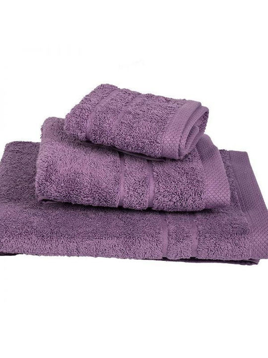 Le Blanc Hand Towel Πεννιέ 600γρ 40x60cm. Lila Weight 600gr/m²