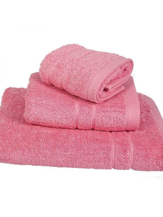 Le Blanc Bath Towel Πεννιέ 80x145cm. Pink 600gr Weight 600gr/m²