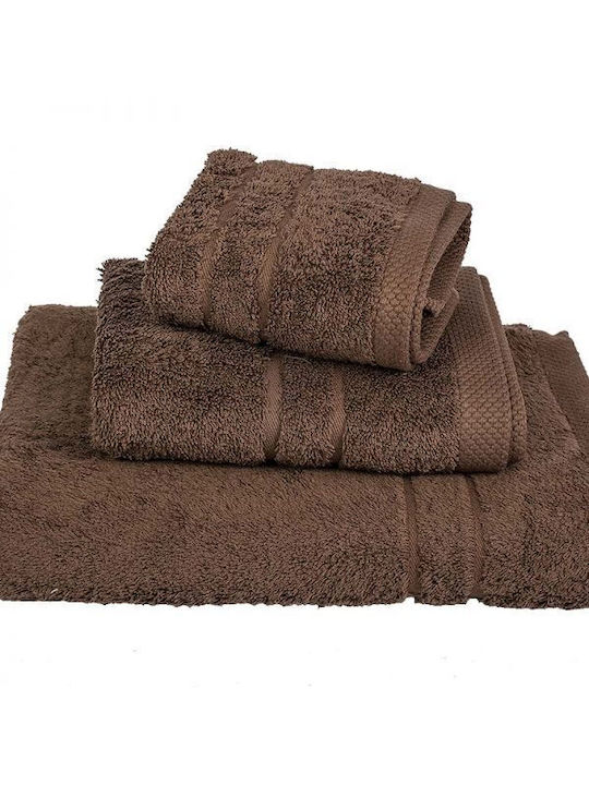 Le Blanc Facecloth Πεννιέ 50x95cm. Brown 600gr Weight 600gr/m²