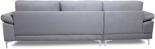Alex Ecke Sofa mit Rechtecke Ecke Graue 264x132x75cm