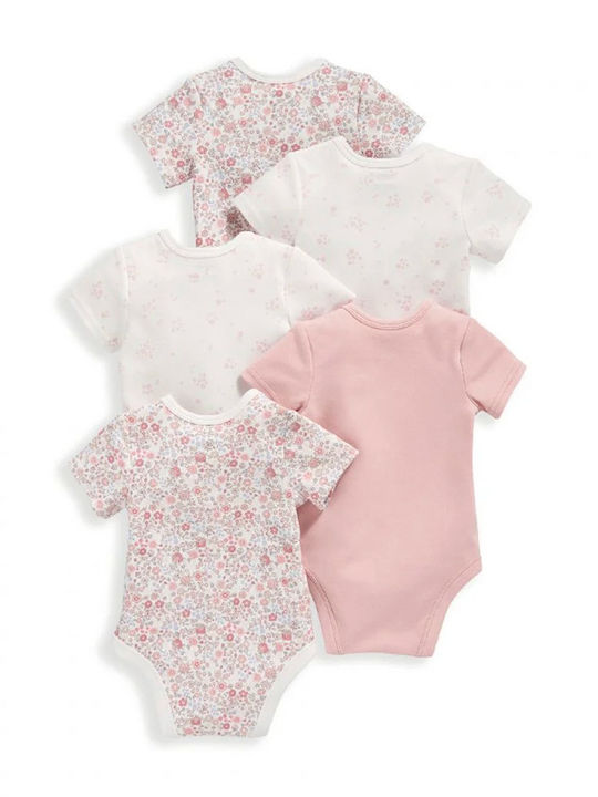 Mamas & Papas Baby Bodysuit Set Multicolour 5pcs