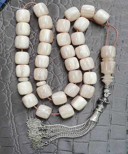 Roloi Komboloi Worry Beads Beige 47cm