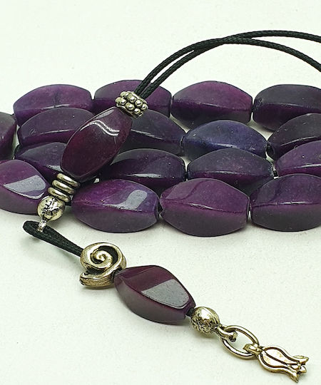 Roloi Komboloi Worry Beads Purple 31cm