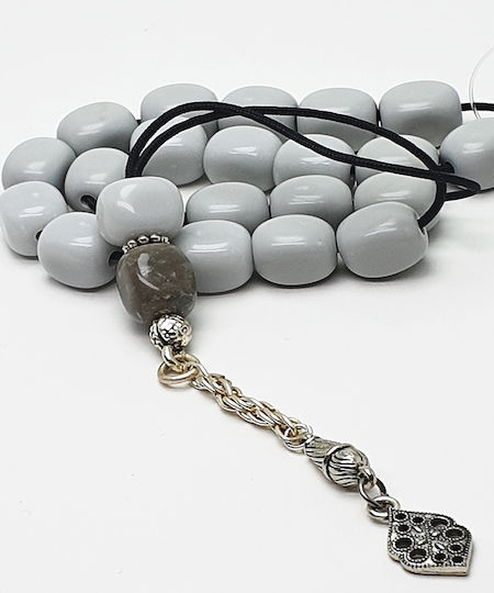 Roloi Komboloi Worry Beads Gray 30cm
