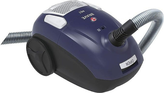 Hoover BV61PET011 Brave Vacuum Cleaner 700W Bagged 2.3lt Blue