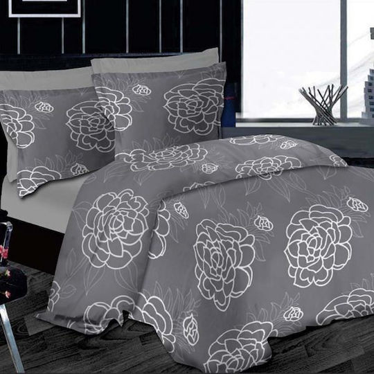 Le Blanc Night Lotus Σετ Μονό 3τμχ 170x245εκ. Grey
