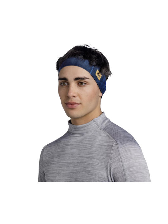 Buff Coolnet Uv Wide Спортна лента за глава Син