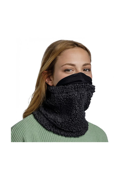 Buff Fleece Sportliches Halsband Schwarz