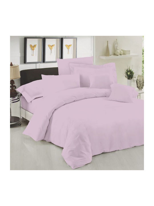 Le Blanc Sheet Sets Queen 240x270cm. Premium Light Lilac 4pcs