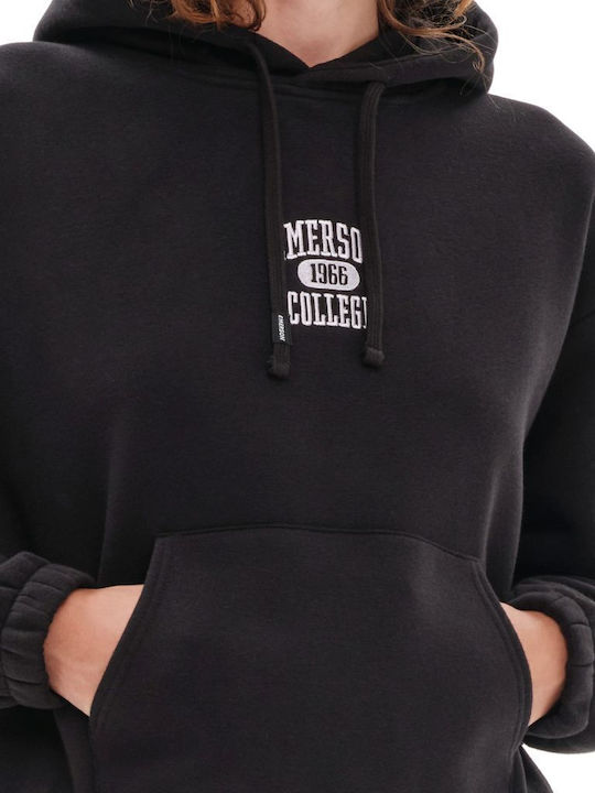Women's Sweatshirt Hooded Black