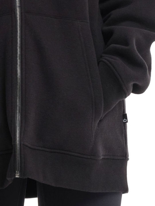 Women's Hooded Cardigan Black