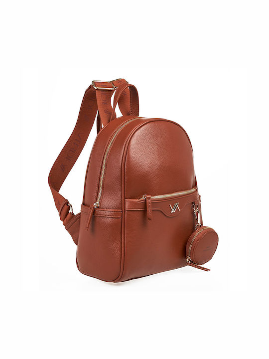 Verde Damen Tasche Rucksack Braun