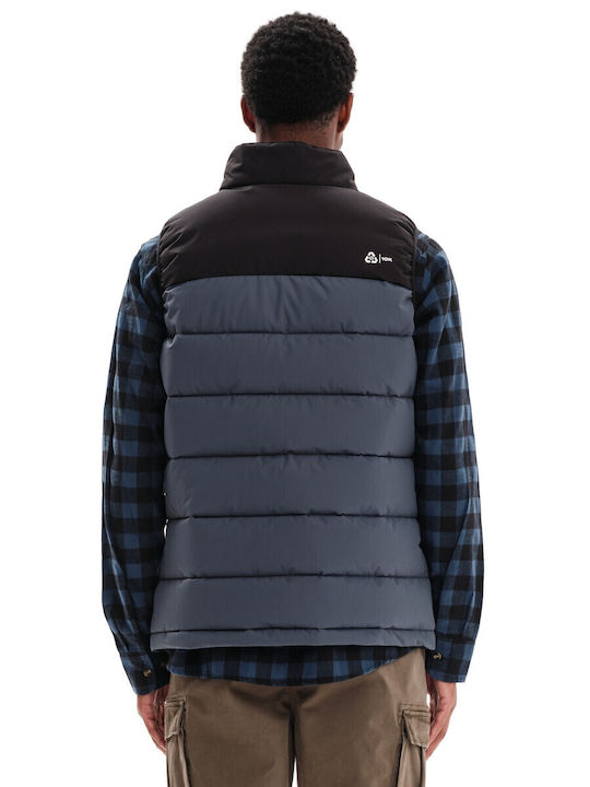 Sleeveless Winter Jacket Puffer Waterproof Dark Grey