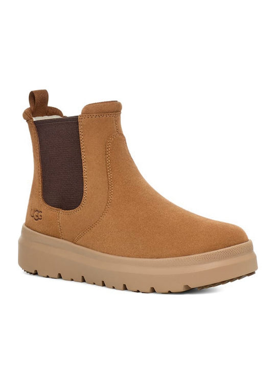 Burleigh Brown Chelsea Boots Waterproof