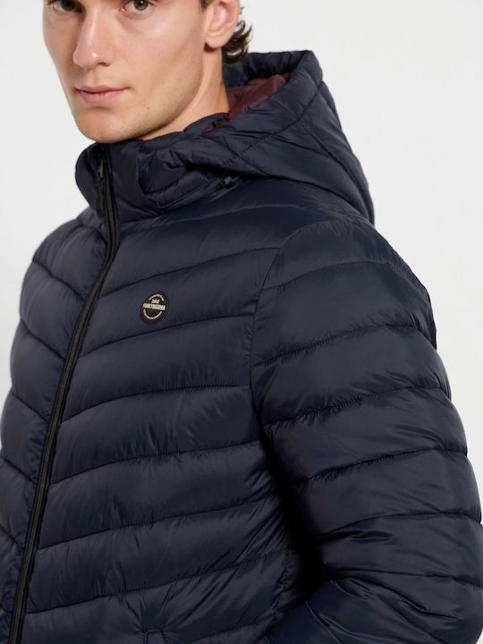 Winter Jacket Puffer Navy Blue
