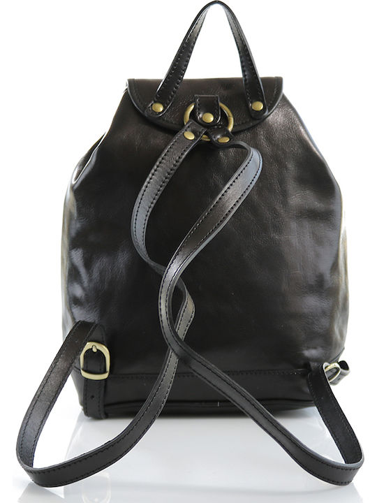 Passaggio Leather Women's Leather Backpack Black