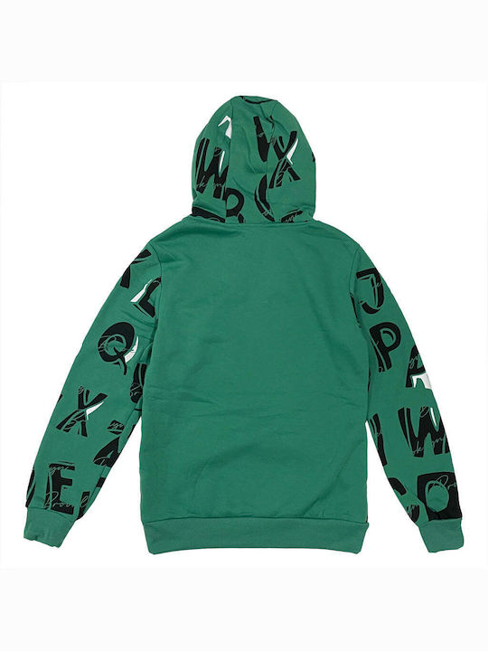 Ustyle Men's Sweatshirt with Hood Green