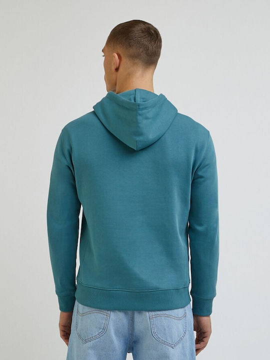 Lee Men's Sweatshirt with Hood Green