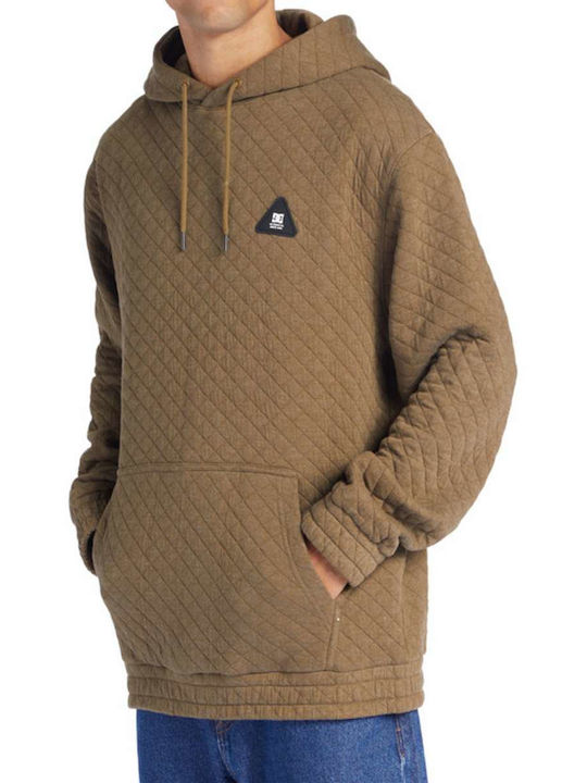 Longhand Sweatshirt with Hood Brown