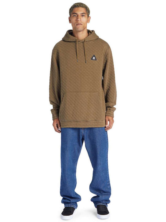 Longhand Sweatshirt with Hood Brown