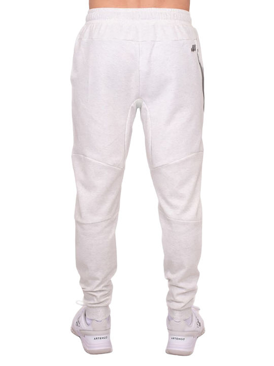 Bidi Badu Men's Sweatpants with Rubber White