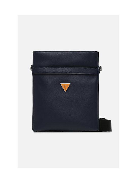 Guess Geantă pentru bărbați Umăr / Crossbody Albastră