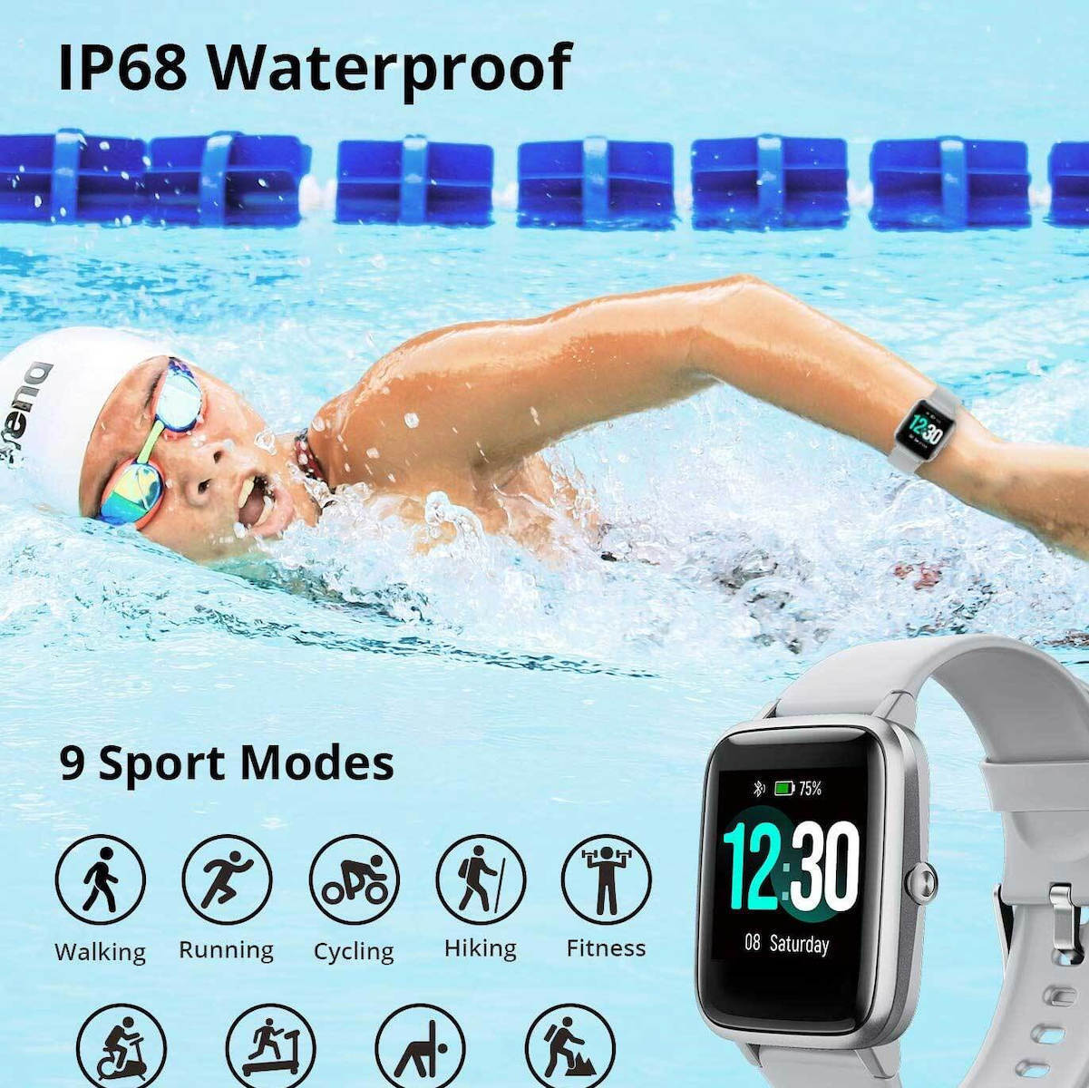 Fitpolo fitness 2025 tracker id205l