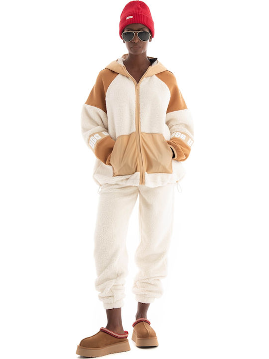 Tasman Fleece Pants Γυναικείο Υφασμάτινο Παντελόνι Μπεζ