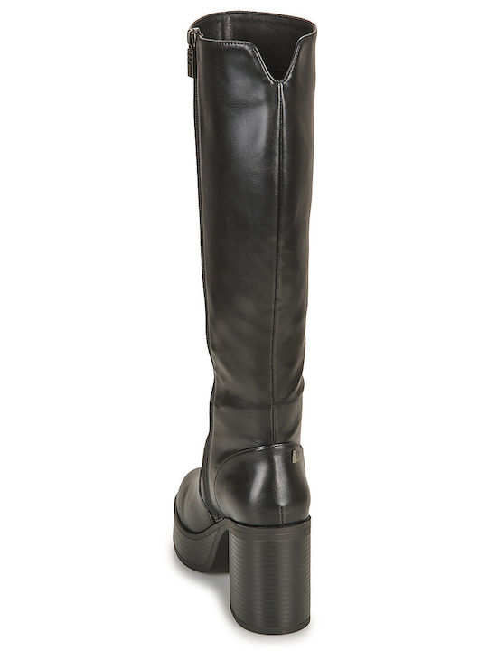 Damenstiefel mit hohem Absatz Schwarz
