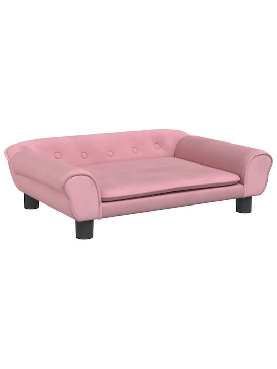 vidaXL Dog Sofa Bed Pink 70x48cm