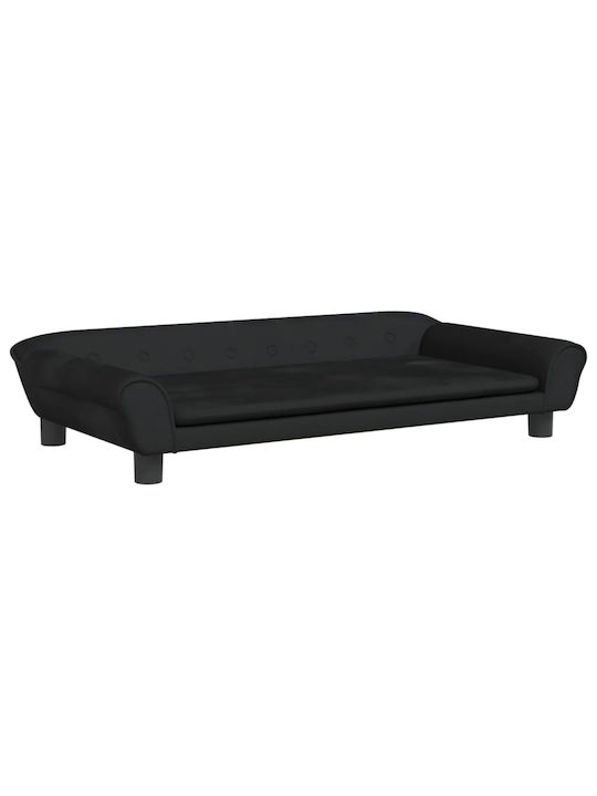 vidaXL Sofa Dog Bed Black 100x50cm.